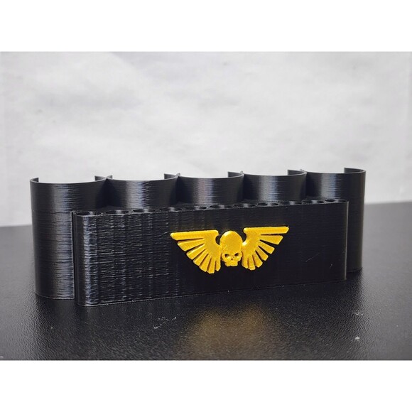 Warhammer Paint Rack 5x4 – 3D Printed Citadel Pot Holder with Imperial Aquila - Picture 8 of 14